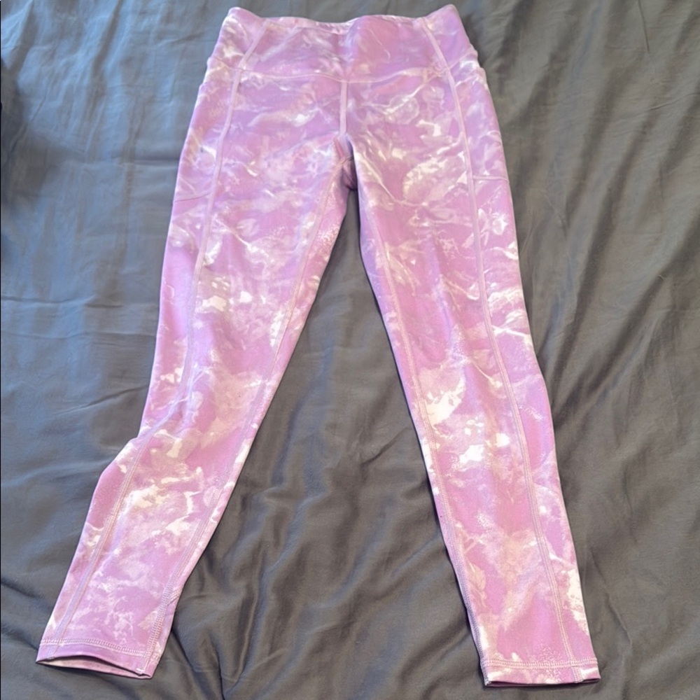 Women’s Pink Tie-Dye Leggings